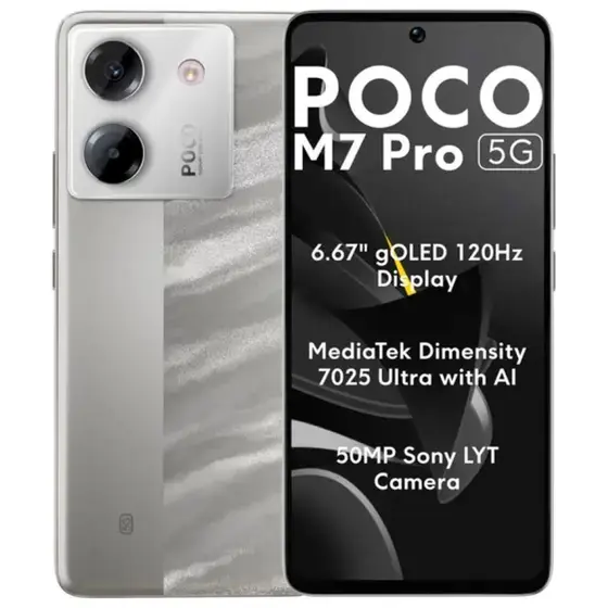 [新品未開封]POCO M7 Pro 5G 8GB RAM 256GB Xiaomi Smartphone POCO M7 Pro 5G 256GB 8GB RAM | Processador Ultra