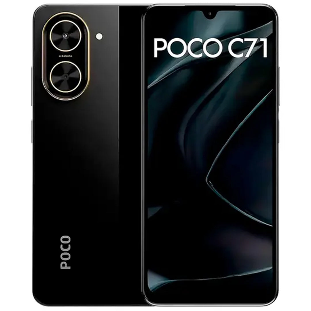 POCO C71 ブラック 3GB RAM 64GB ROM New) Xiaomi POCO C71 3GB+64GB BLACK Dual SIM Unlocked