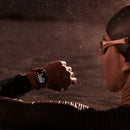 Apple Watch Series 9 GPS • Caixa estelar de alumínio – 45 mm • Pulseira loop esportiva estelar