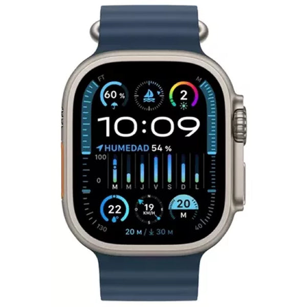 Apple Watch Ultra 2 Gps + Cellular Caixa De Titânio 49mm Pulseira Oceano Azul