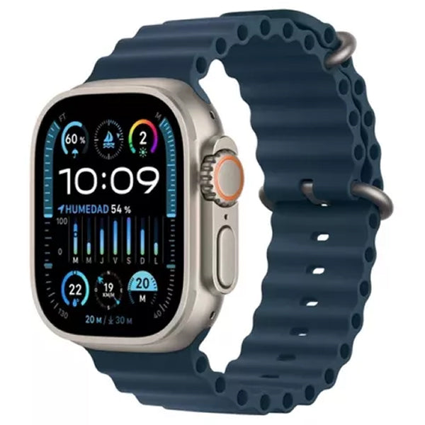 Apple Watch Ultra 2 Gps + Cellular Caixa De Titânio 49mm Pulseira Oceano Azul