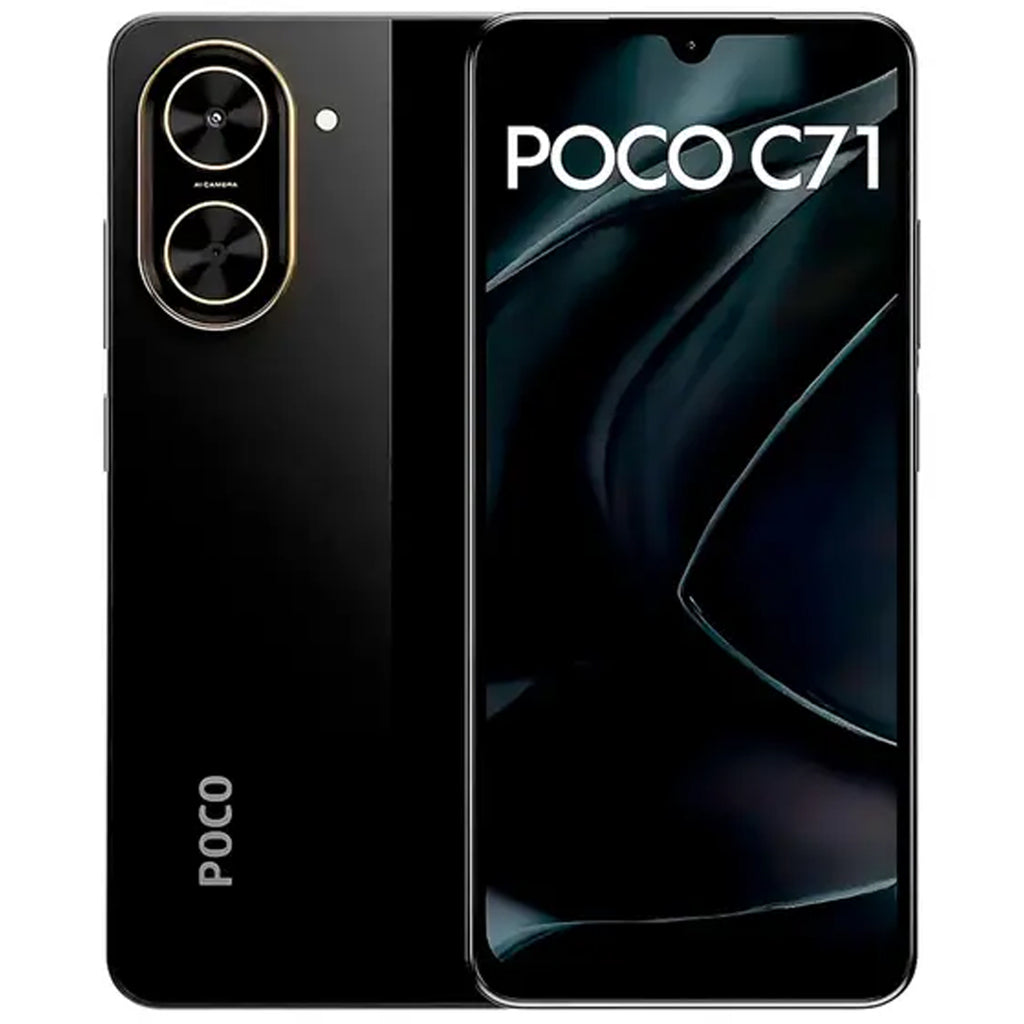 POCO C71 ブラック 3GB RAM 64GB ROM New) Xiaomi POCO C71 3GB+64GB BLACK Dual SIM Unlocked