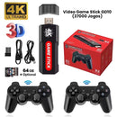 Vídeo Game Stick GD10 3D 4k (37000 jogos) 2 controles sem fio