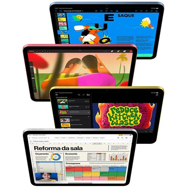iPad Apple 10 Geração 10.9 64gb Azul