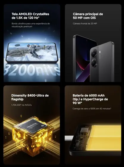 Poco X7 Pro 512 GB/ 12GB RAM 5G