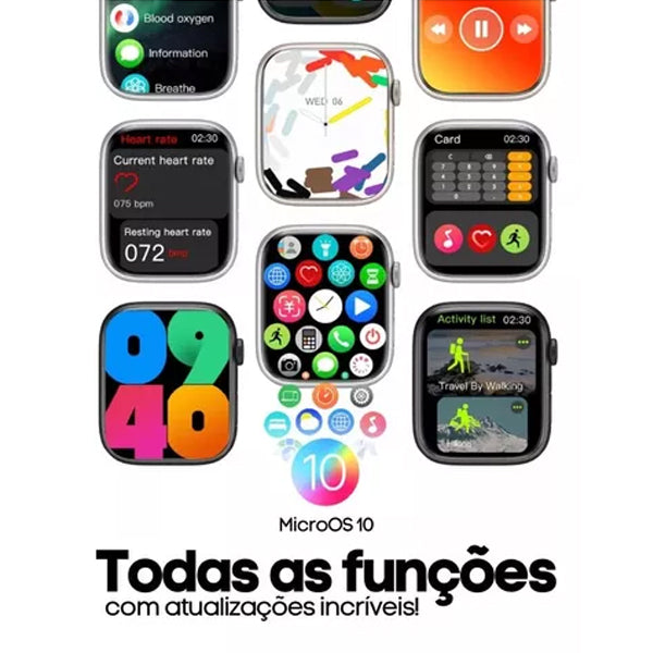 Relógio Smartwatch Novo Watch 9 Amoled Gps Promoção
