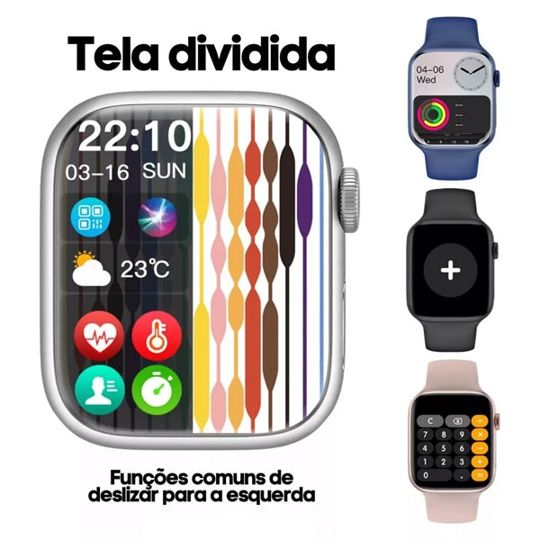 Relógio Smartwatch Novo Watch 9 Amoled Gps Promoção