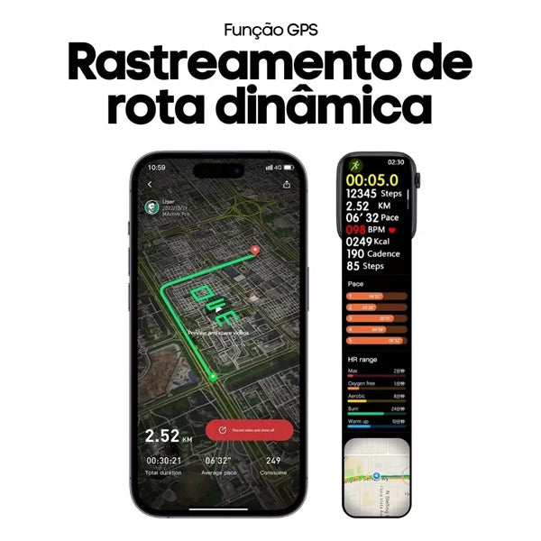 Relógio Smartwatch Novo Watch 9 Amoled Gps Promoção