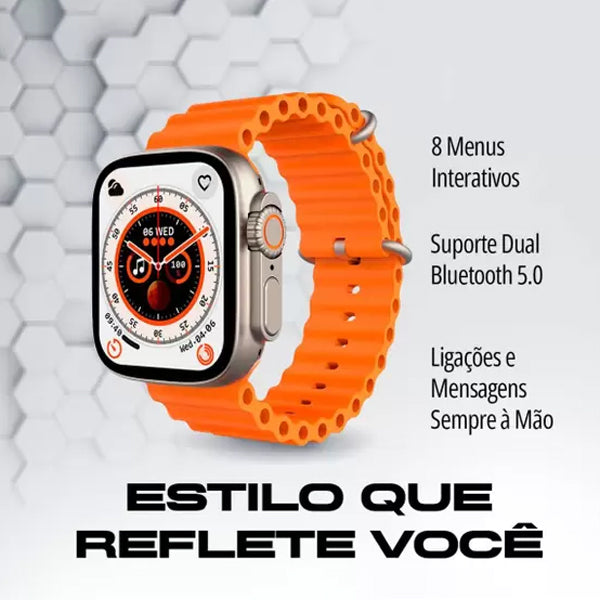 Smartwatch Series 10 Ultra W69+ Plus Nfc Super Amoled 2GB - MICROWEAR