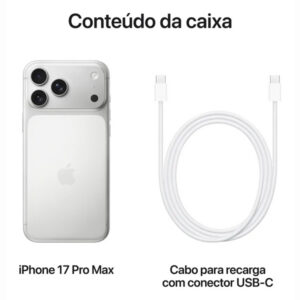iPhone 17 Pro Max 256GB Americano Silver - Imagem 8