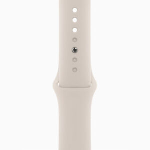 Apple Watch Series 9 GPS • Caixa estelar de alumínio – 45 mm • Pulseira loop esportiva estelar