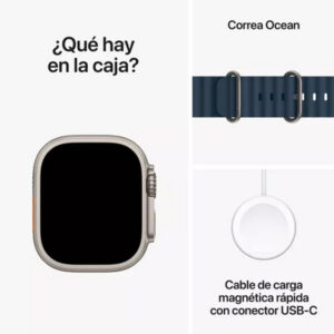 Apple Watch Ultra 2 GPS + Cellular Caixa De Titânio 49mm Pulseira Oceano Azul