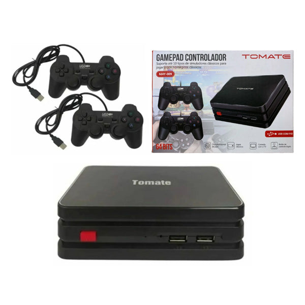 Vídeo Game Stick Tomate MAY-009 2 Controles 10.000 Jogos