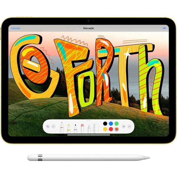 iPad Apple 10 Geração 10.9 64gb Azul