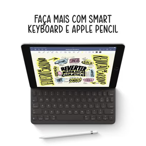 Apple iPad (9ª geração) A13 Bionic (10,2", Wi-Fi, 64GB) - Cinza espacial